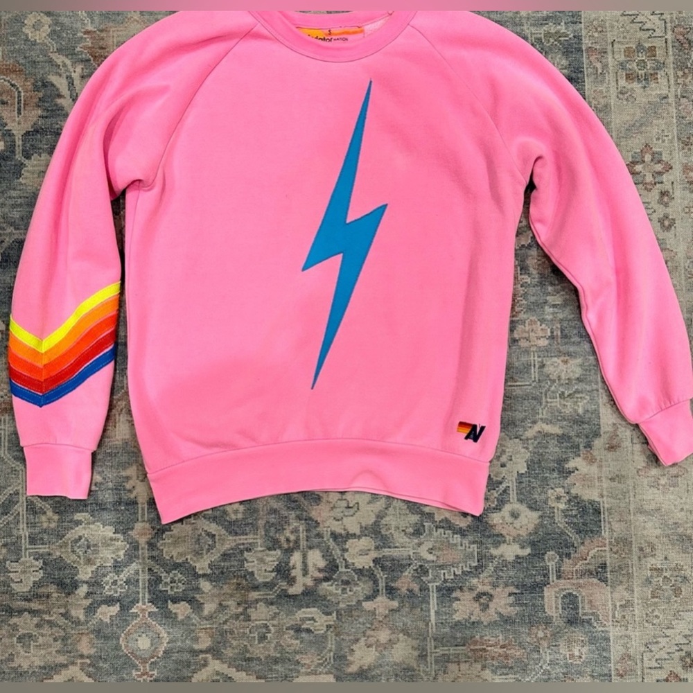 AVIATOR NATION LIGHTNING BOLT SWEATSHIRT